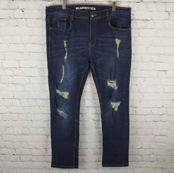 BLUENOTES | Chase skinny distressed jeans - Picture 2 of 6